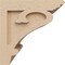 Ekena Millwork 11"W x 11"D x 11"H Wide Mayflower Rough Cedar Woodgrain TimberThane Corbel, Primed Tan CORUR11X11X11MAYRCPR - alternate 3